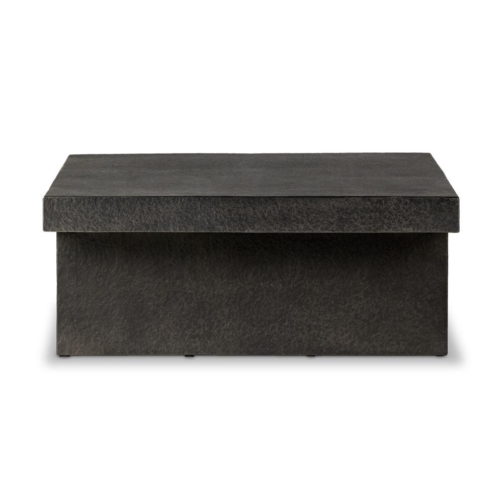 Four Hands - Chandler - Huesca Outdoor Coffee Table - Distressed Graphite Concrete - 241080-001 veiw 5