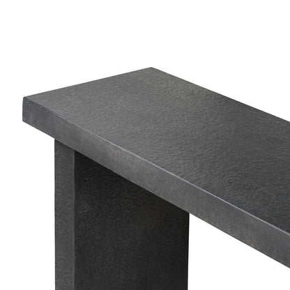 Four Hands - Chandler - Huesca Outdoor Console Table - Distressed Graphite Concrete - 241696-001 veiw 4