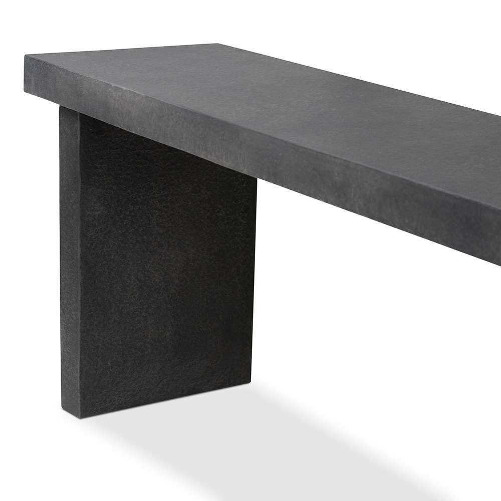 Four Hands - Chandler - Huesca Outdoor Console Table - Distressed Graphite Concrete - 241696-001 veiw 6