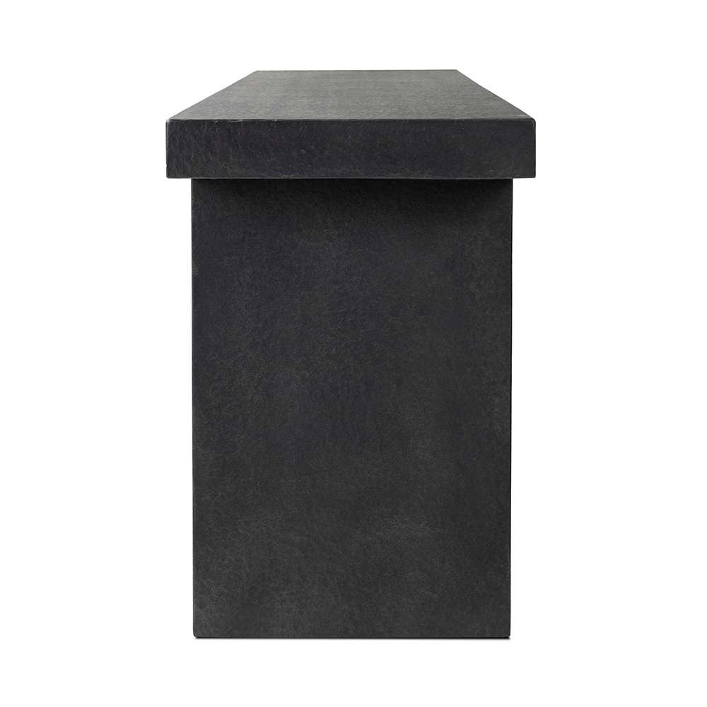 Four Hands - Chandler - Huesca Outdoor Console Table - Distressed Graphite Concrete - 241696-001 veiw 11