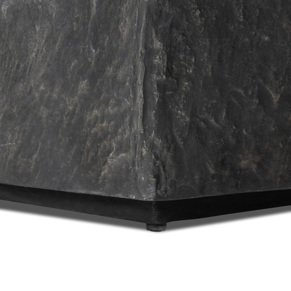 Four Hands - Chandler - Lucius End Table - Smooth Black Concrete - 240098-001 veiw 9