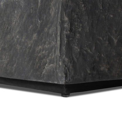 Four Hands - Chandler - Lucius End Table - Smooth Black Concrete - 240098-001 veiw 9