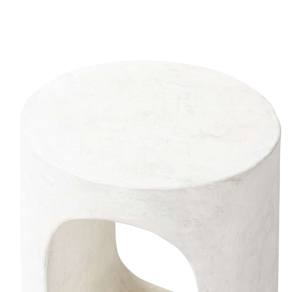 Four Hands - Chandler - Samson End Table - Textured Lunar Concrete - 240102-001 veiw 3