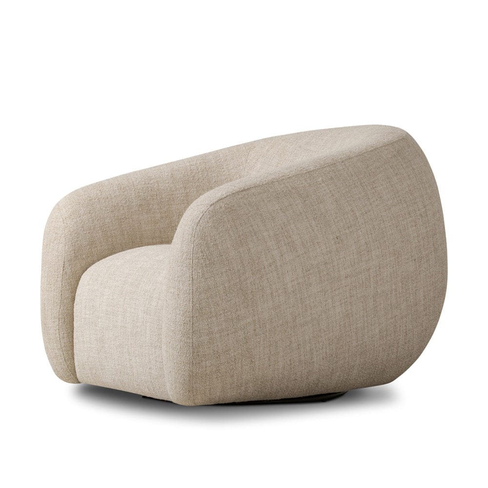 Four Hands - Channing Swivel Chair - Yuma Cream - 242210-001 view 4