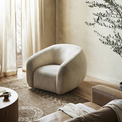 Four Hands - Channing Swivel Chair - Yuma Cream - 242210-001 view 12
