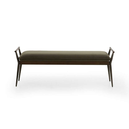 Four Hands - Charlotte Bench - Modern Velvet Loden - 108543-006 veiw 3