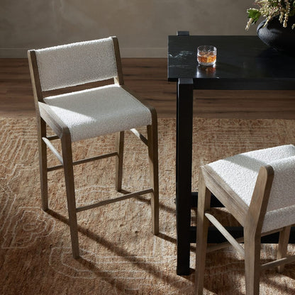 Four Hands - Charon Stool - Knoll Natural - Counter - 225811-002 veiw 6