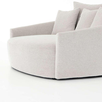 Four Hands - Chloe Media Lounger - Delta Bisque - UATR-058-847P veiw 3