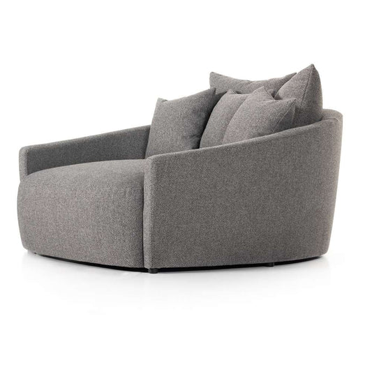Four Hands - Chloe Media Lounger - Fallon Charcoal - 102766-002 veiw 1