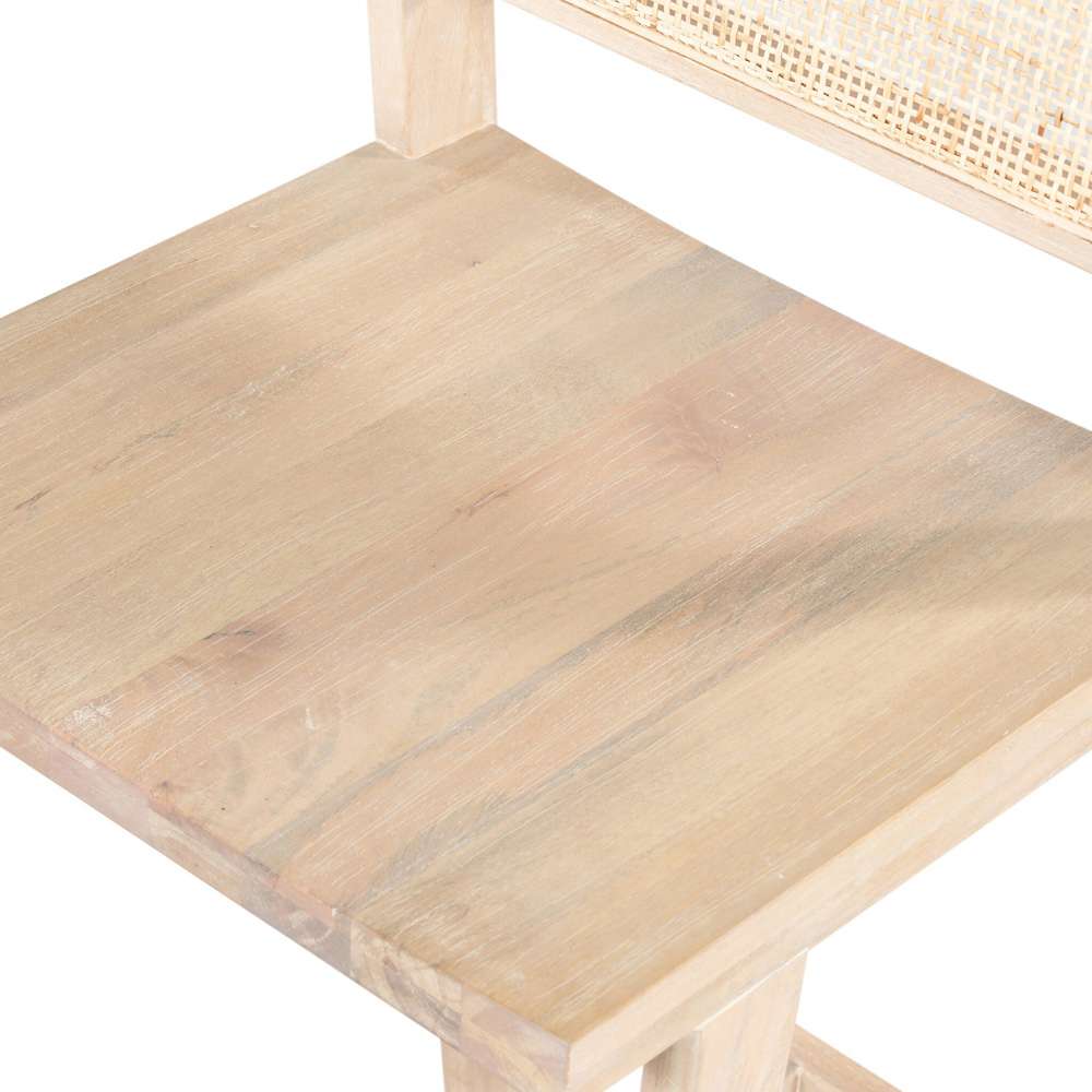 Four Hands - Clarita Bar Stool - White Wash Mango - 225412-001 veiw 8