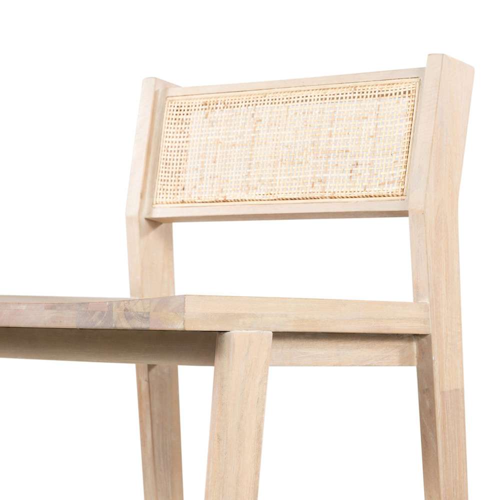 Four Hands - Clarita Bar Stool - White Wash Mango - 225412-001 veiw 10
