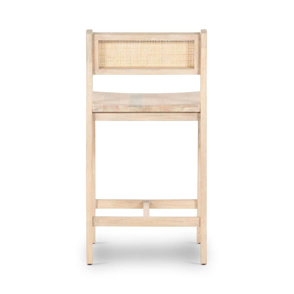 Four Hands - Clarita Counter Stool - White Wash Mango - 225412-002 veiw 3