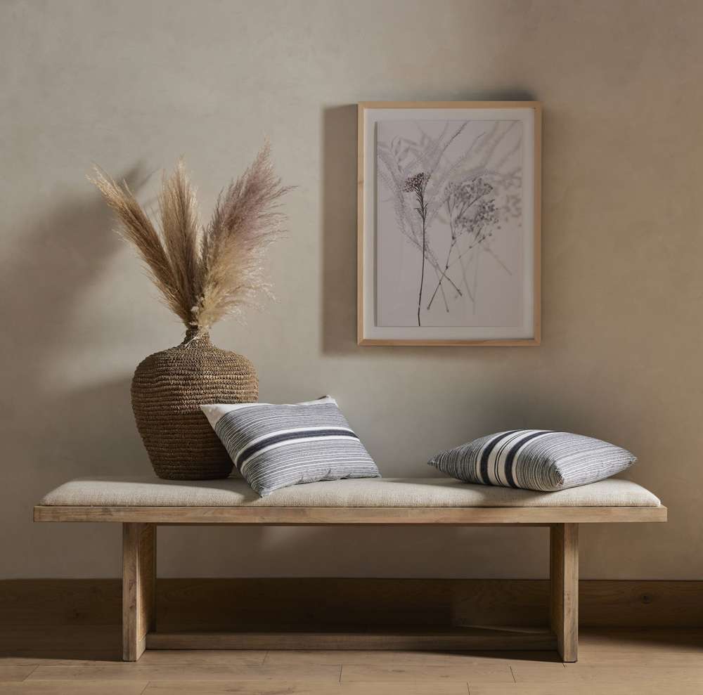 Four Hands - Clarita Dining Bench - Thames Cream - 228026-001 veiw 6