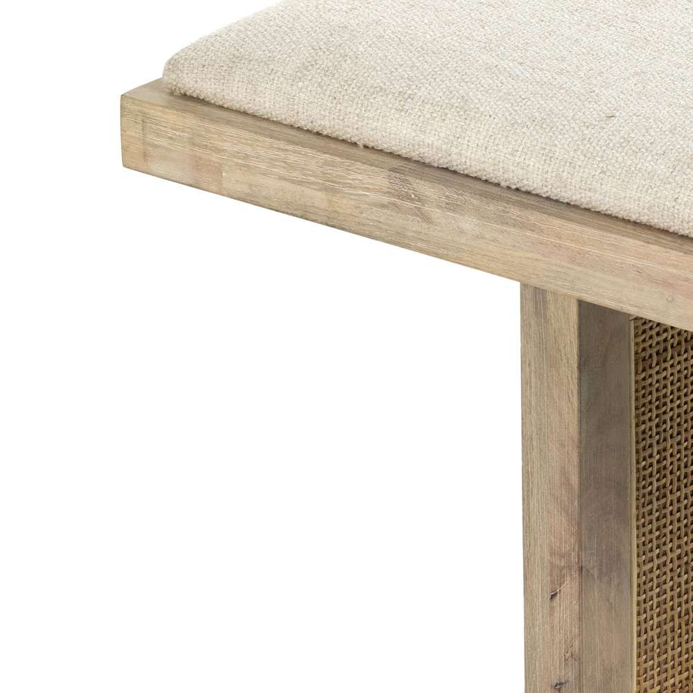 Four Hands - Clarita Dining Bench - Thames Cream - 228026-001 veiw 11