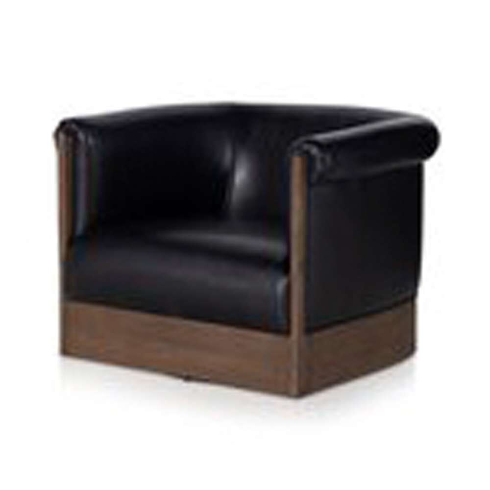 Four Hands - Colby Swivel Chair - Heirloom Black - 235242-002 veiw 2