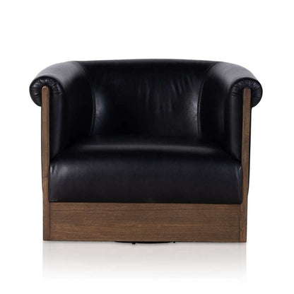 Four Hands - Colby Swivel Chair - Heirloom Black - 235242-002 veiw 3