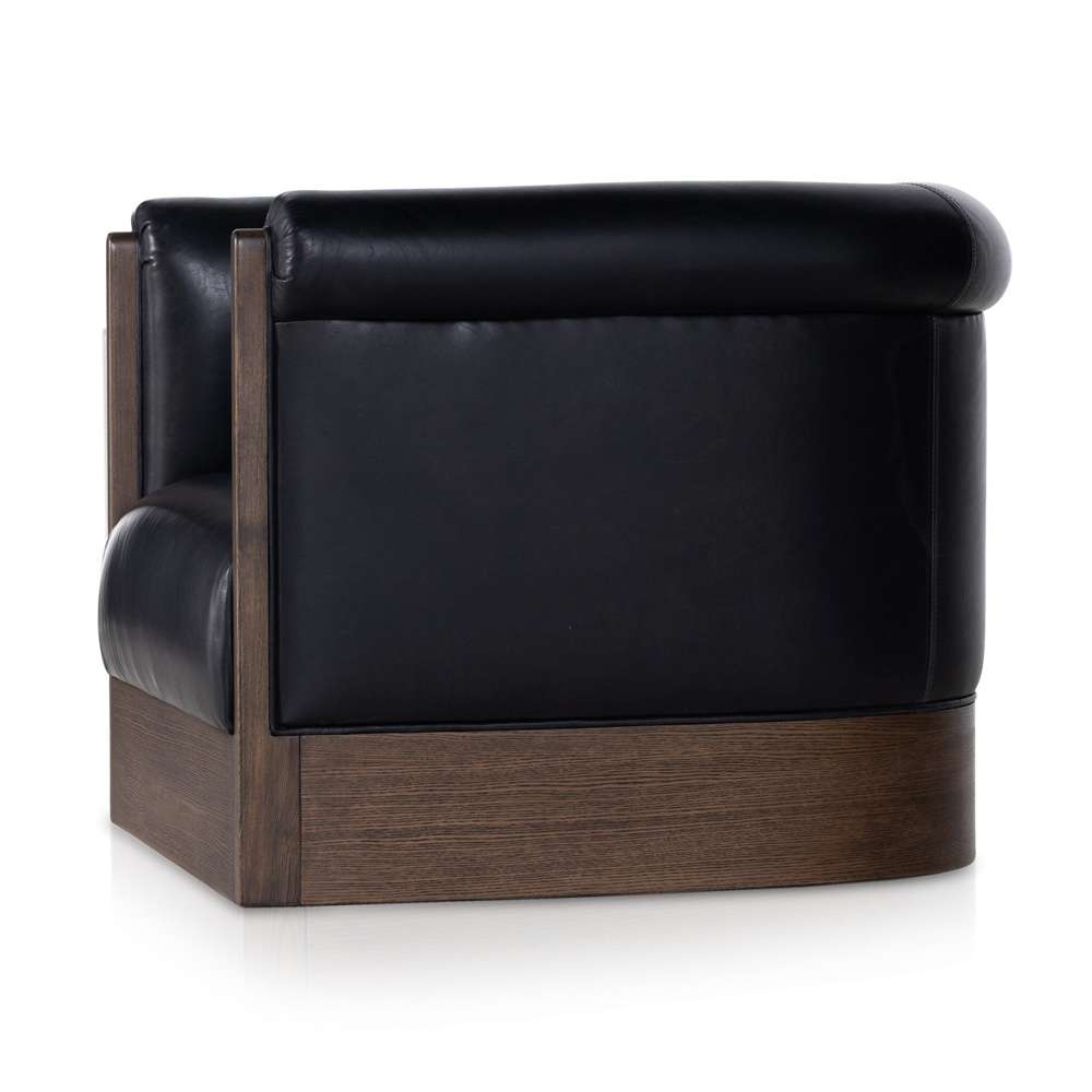Four Hands - Colby Swivel Chair - Heirloom Black - 235242-002 veiw 8