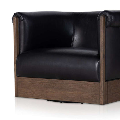 Four Hands - Colby Swivel Chair - Heirloom Black - 235242-002 veiw 13