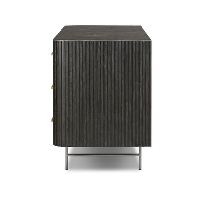 Four Hands - Collins - Fletcher 6 Drawer Dresser - Distressed Black - 108725-003 veiw 4