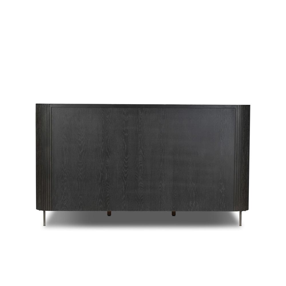 Four Hands - Collins - Fletcher Bed - Distressed Black - King - 108786-006 veiw 4