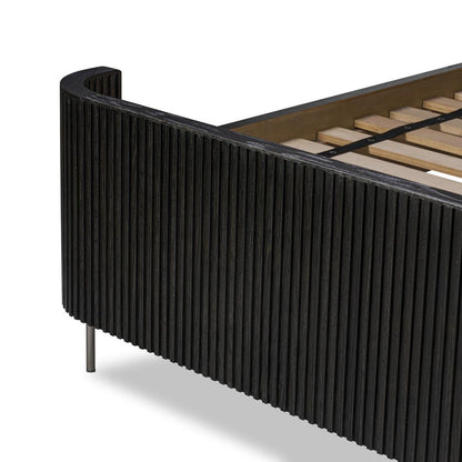 Four Hands - Collins - Fletcher Bed - Distressed Black - King - 108786-006 veiw 7