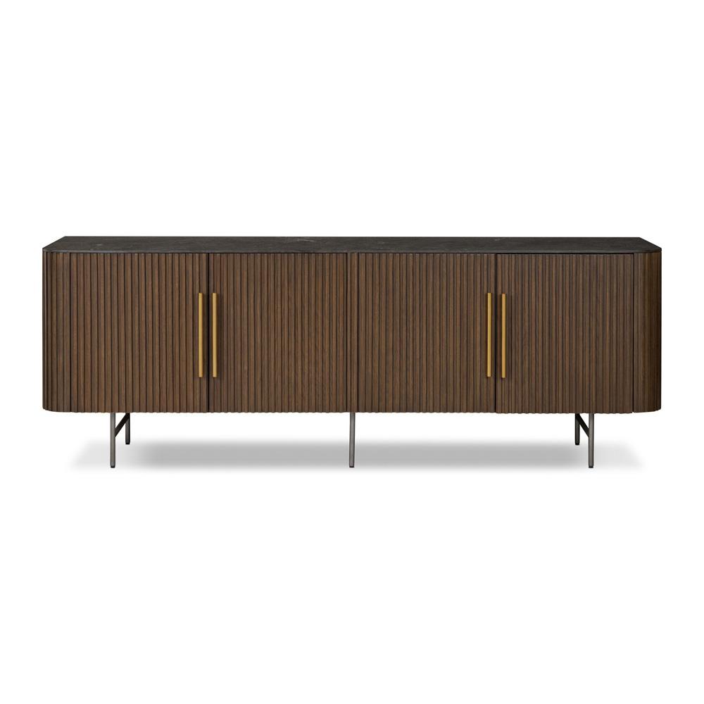 Four Hands - Collins - Fletcher Media Console - Terra Brown Oak - 243662-001 veiw 2