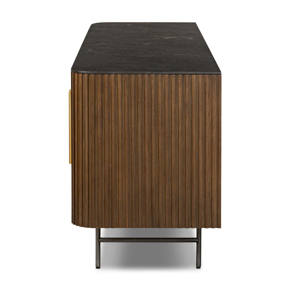 Four Hands - Collins - Fletcher Media Console - Terra Brown Oak - 243662-001 veiw 4