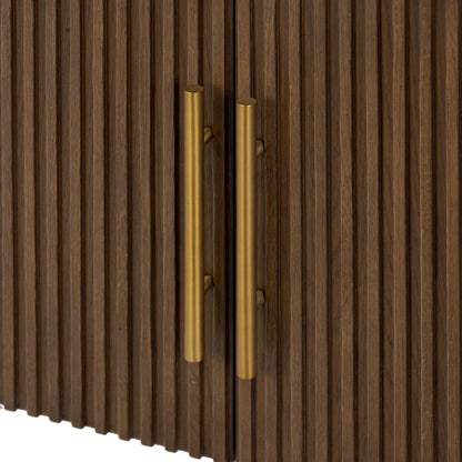 Four Hands - Collins - Fletcher Media Console - Terra Brown Oak - 243662-001 veiw 10