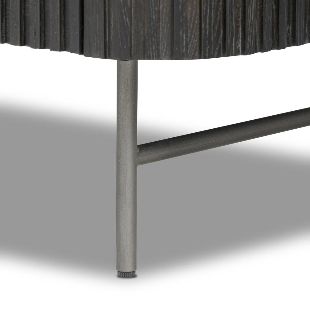Four Hands - Collins - Fletcher Nightstand - Bluestone - Distressed Black - 108722-003 veiw 10