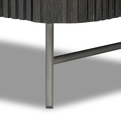 Four Hands - Collins - Fletcher Nightstand - Bluestone - Distressed Black - 108722-003 veiw 10