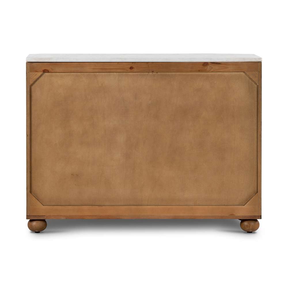 Four Hands - Collins - Tiago Marble Chest-Toasted Oak - 238583-001 veiw 2