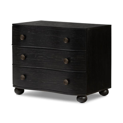 Four Hands - Collins - Tiago Nightstand - Distressed Black - 235977-004 veiw 1