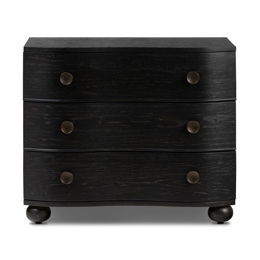 Four Hands - Collins - Tiago Nightstand - Distressed Black - 235977-004 veiw 2