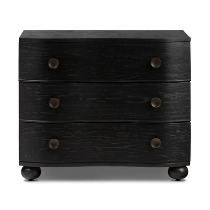Four Hands - Collins - Tiago Nightstand - Distressed Black - 235977-004 veiw 2