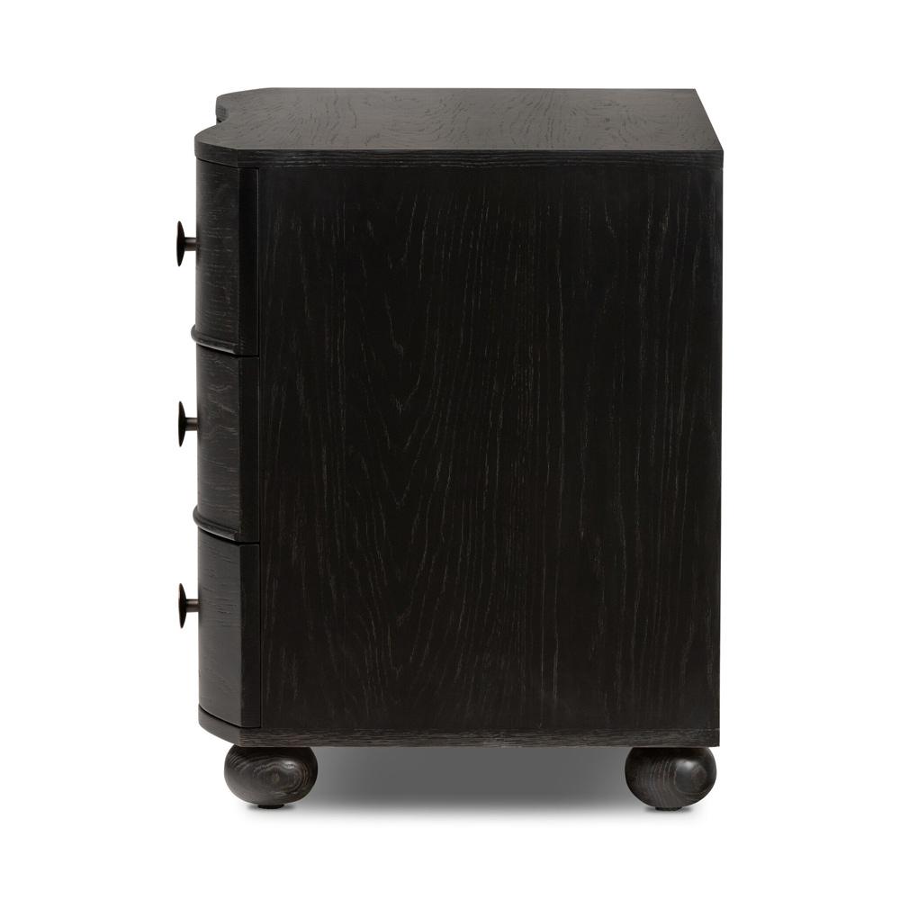 Four Hands - Collins - Tiago Nightstand - Distressed Black - 235977-004 veiw 3