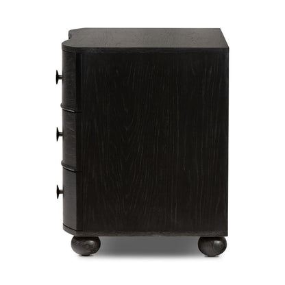 Four Hands - Collins - Tiago Nightstand - Distressed Black - 235977-004 veiw 3