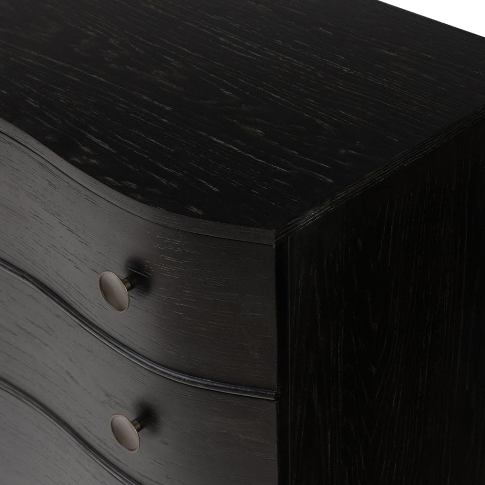 Four Hands - Collins - Tiago Nightstand - Distressed Black - 235977-004 veiw 4