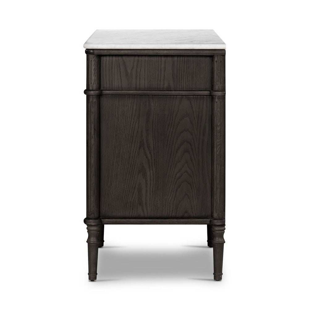 Four Hands - Collins - Toulouse 6 Drawer Dresser - Distressed Black Oak - 238116-002_CLOSEOUT view 3