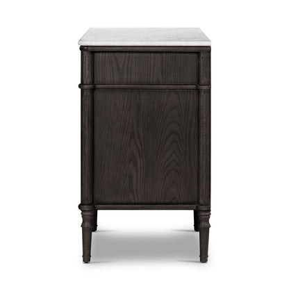 Four Hands - Collins - Toulouse 6 Drawer Dresser - Distressed Black Oak - 238116-002_CLOSEOUT view 3