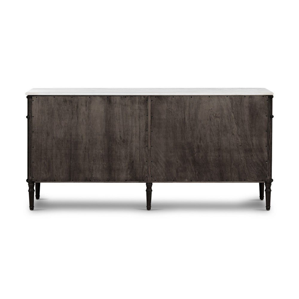 Four Hands - Collins - Toulouse 6 Drawer Dresser - Distressed Black Oak - 238116-002_CLOSEOUT view 5