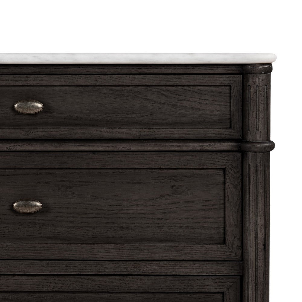 Four Hands - Collins - Toulouse 6 Drawer Dresser - Distressed Black Oak - 238116-002_CLOSEOUT view 6