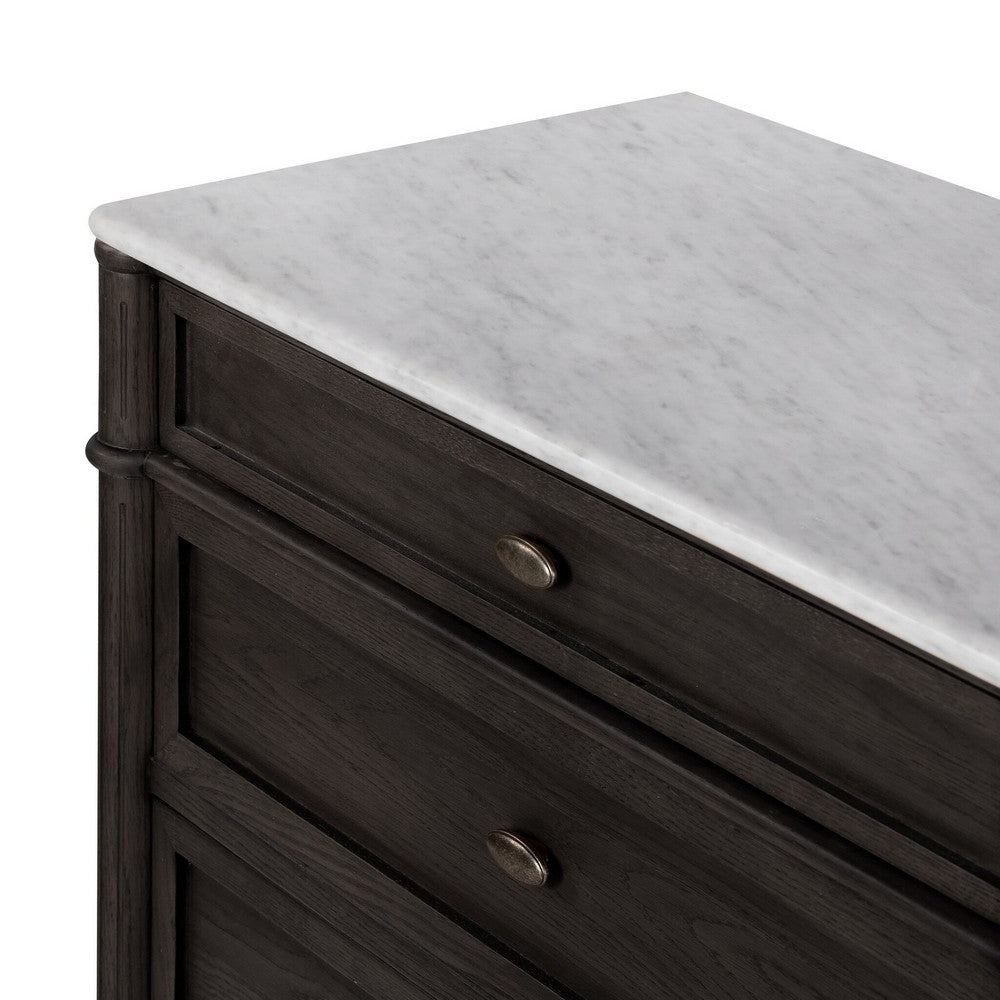 Four Hands - Collins - Toulouse 6 Drawer Dresser - Distressed Black Oak - 238116-002_CLOSEOUT view 8