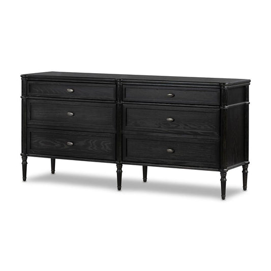 Four Hands - Collins - Toulouse 6 Drawer Dresser - Distressed Black - 232861-002 veiw 1
