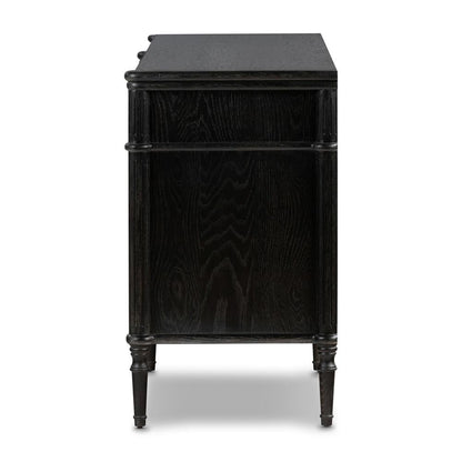 Four Hands - Collins - Toulouse 6 Drawer Dresser - Distressed Black - 232861-002 veiw 4