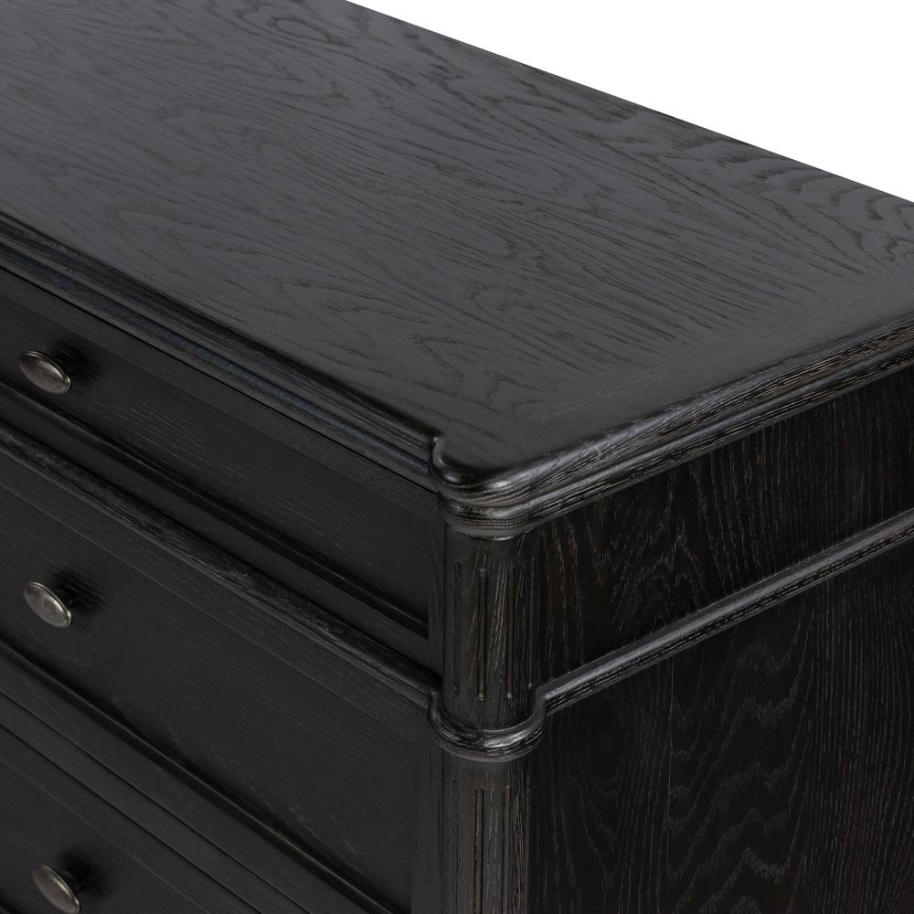 Four Hands - Collins - Toulouse 6 Drawer Dresser - Distressed Black - 232861-002 veiw 7