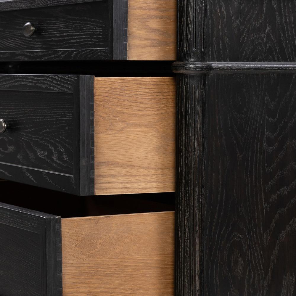 Four Hands - Collins - Toulouse 6 Drawer Dresser - Distressed Black - 232861-002 veiw 9