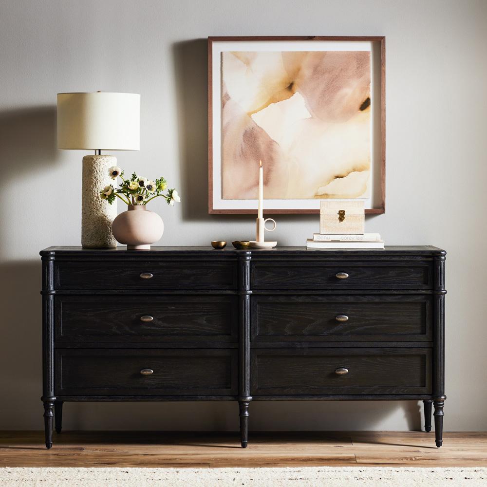 Four Hands - Collins - Toulouse 6 Drawer Dresser - Distressed Black - 232861-002 veiw 11