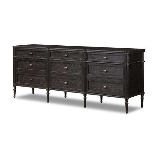 Four Hands - Collins - Toulouse 9 Drawer Dresser-Dstrssd Black - 232860-002 veiw 1