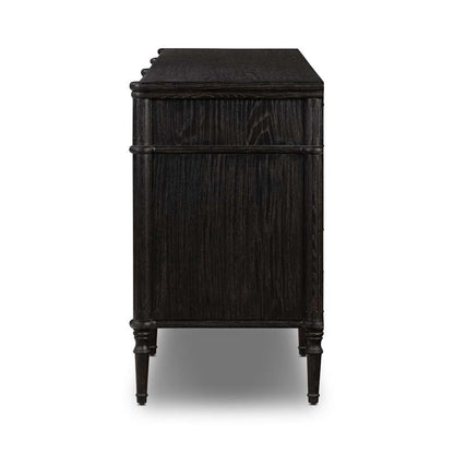 Four Hands - Collins - Toulouse 9 Drawer Dresser-Dstrssd Black - 232860-002 veiw 5