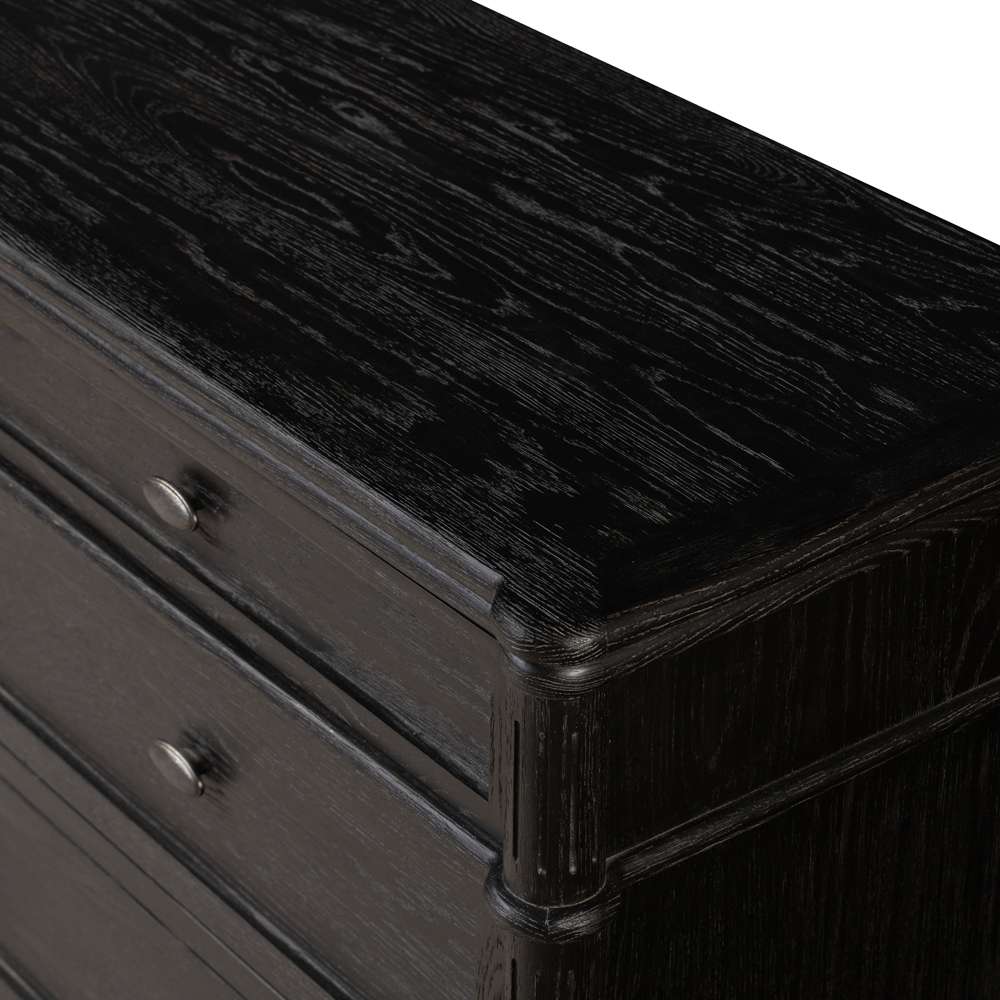Four Hands - Collins - Toulouse 9 Drawer Dresser-Dstrssd Black - 232860-002 veiw 7